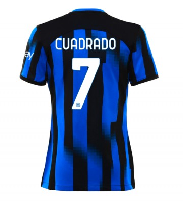 Maillot de foot Inter Milan Juan Cuadrado #7 Domicile Femmes 2023-24 Manches Courte